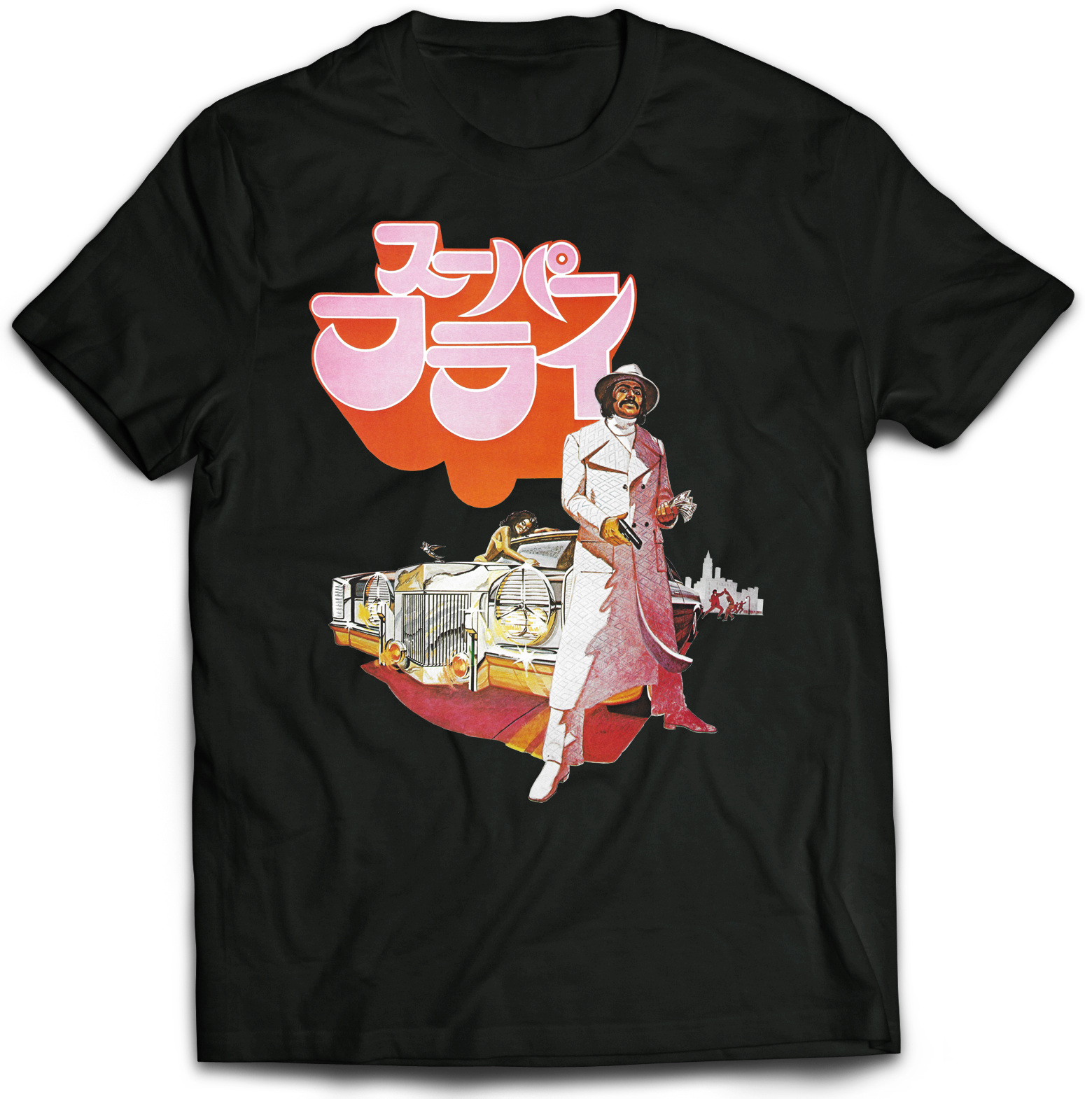 SUPER FLY : JAPANESE POSTER T-SHIRT