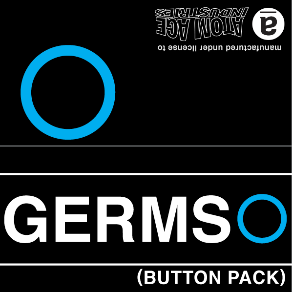GERMS: BLACK BUTTON PACK