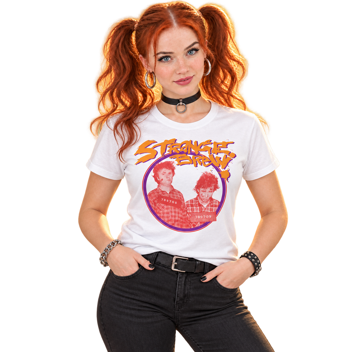 BOB & DOUG MCKENZIE - STRANGE BREW 45 T-SHIRT