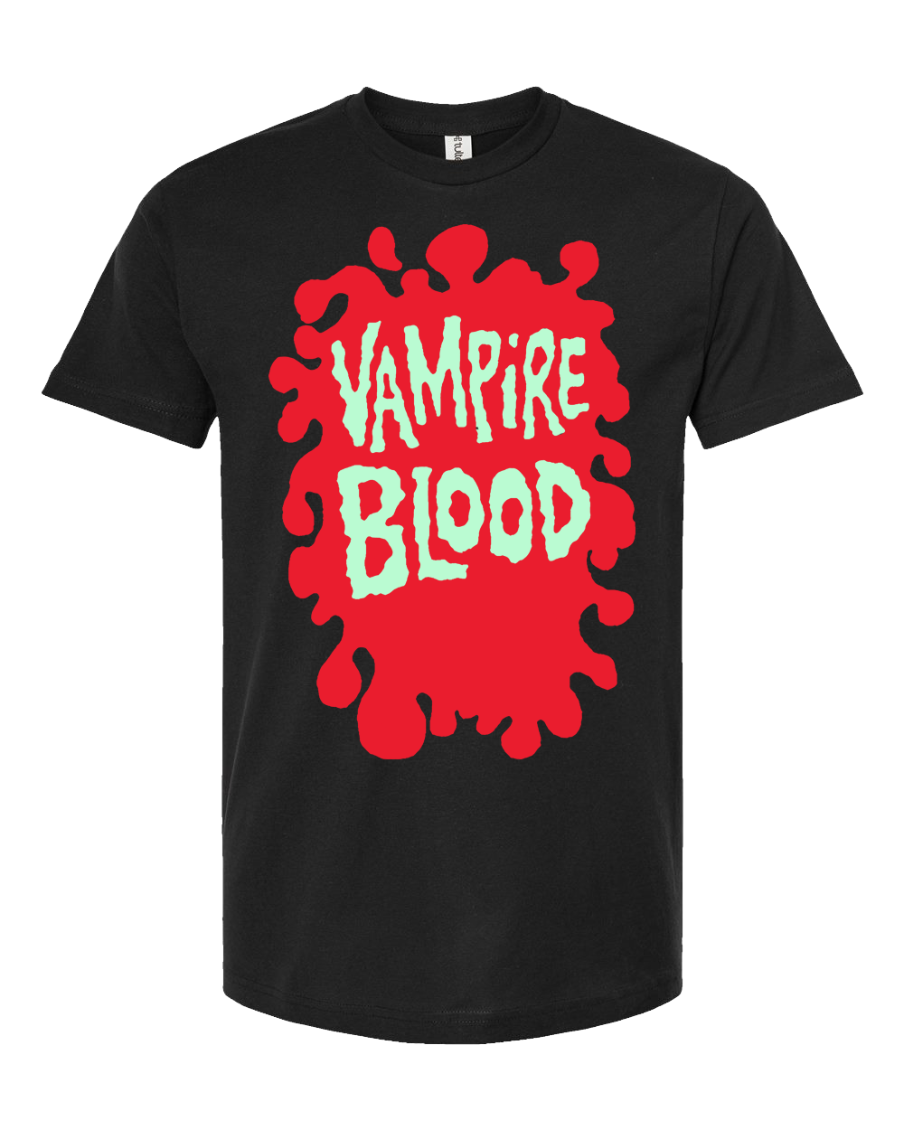 ATOM AGE: "VAMPIRE BLOOD" BLACK TEE