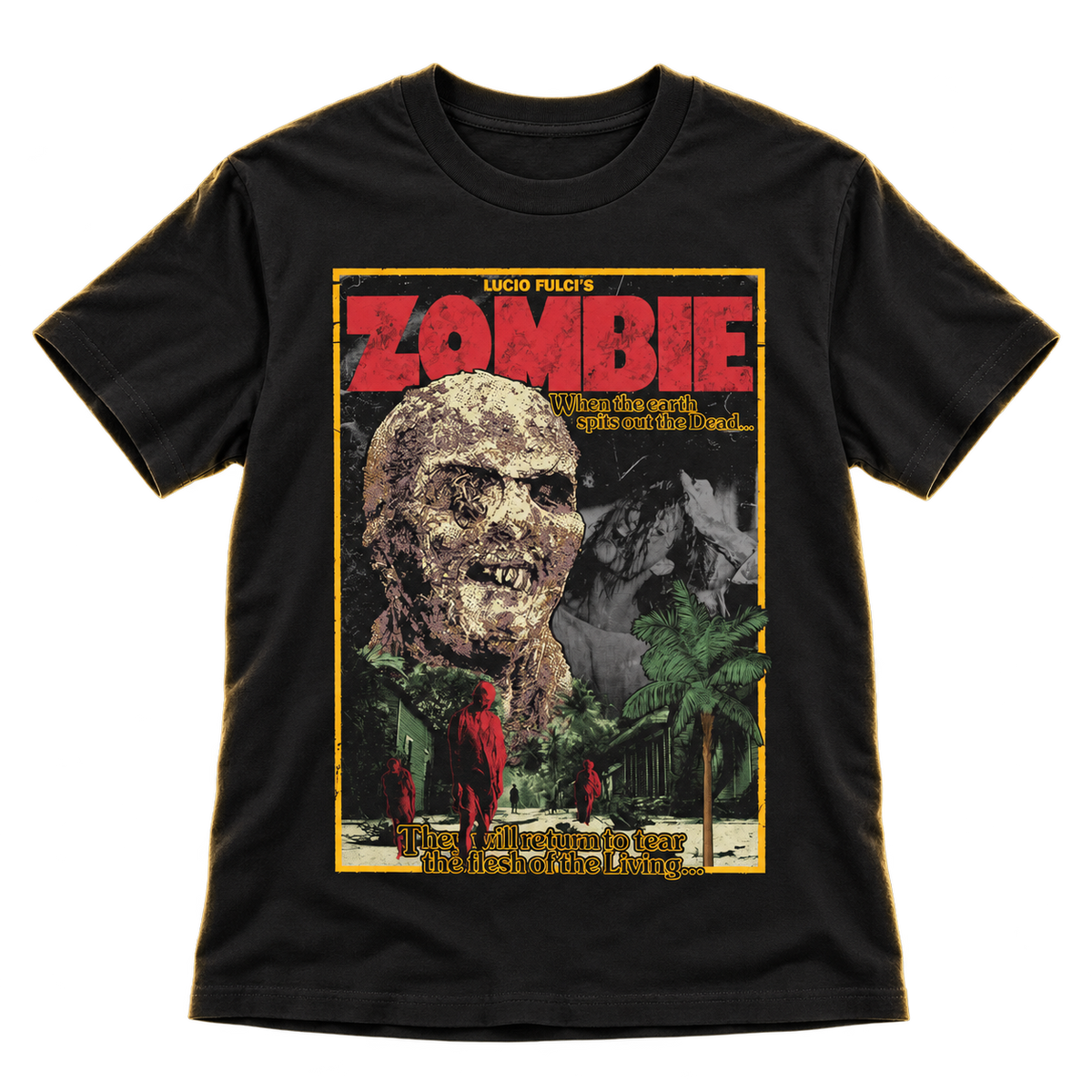 LUCIO FULCI'S ZOMBIE "SPIT OUT" T-SHIRT