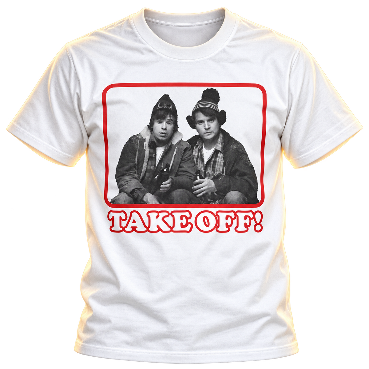BOB & DOUG MCKENZIE - "TAKE OFF"  T-SHIRT