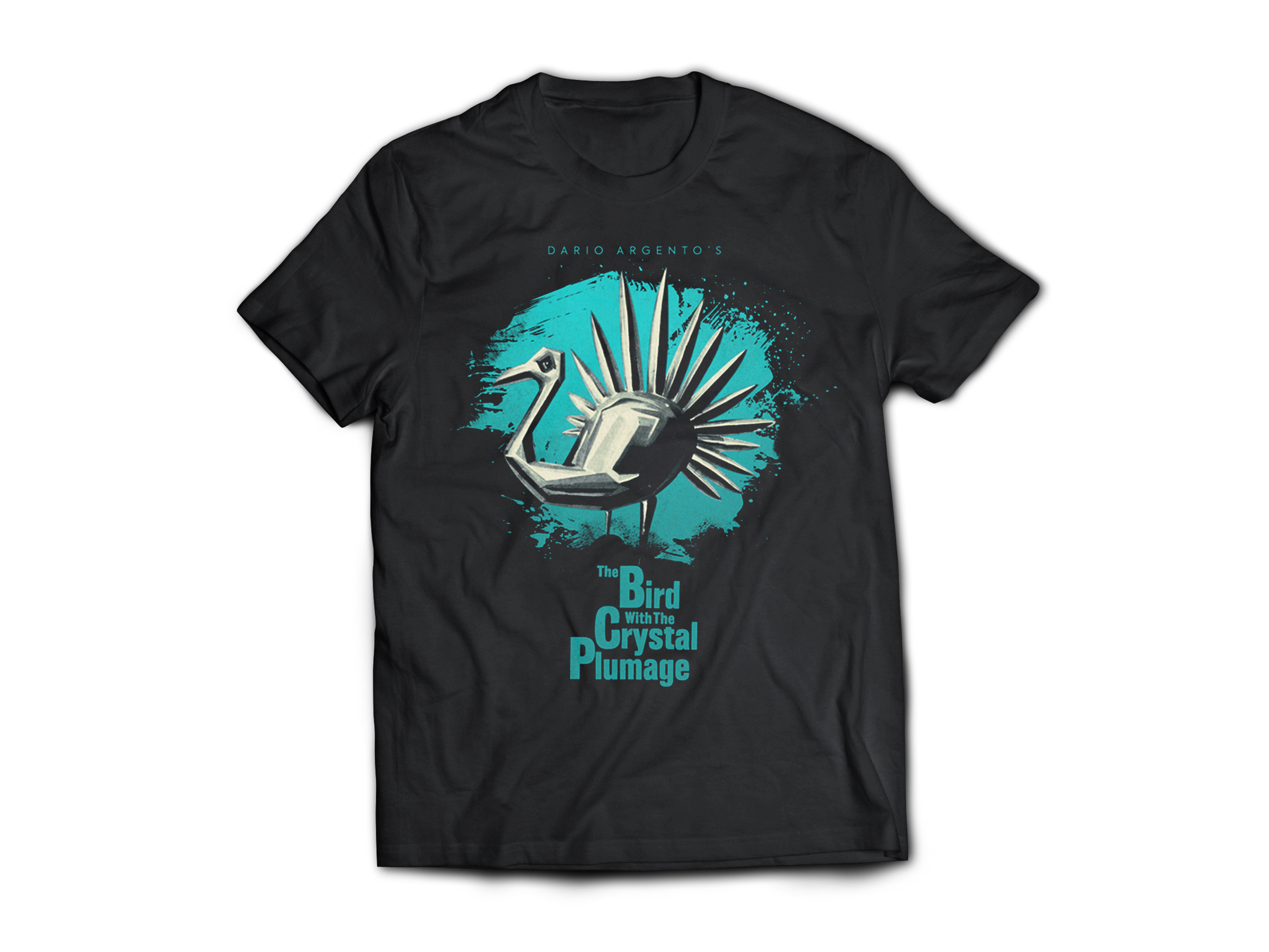 DARIO ARGENTO “BIRD WITH THE CRYSTAL PLUMAGE” LIMITED EDITION ARROW VIDEO 4K COVER T-SHIRT