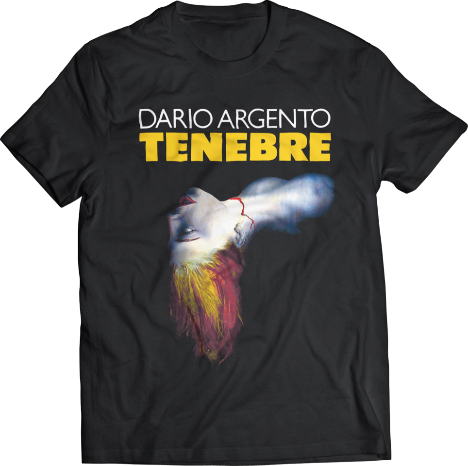 DARIO ARGENTO “TENEBRE” POSTER T-SHIRT