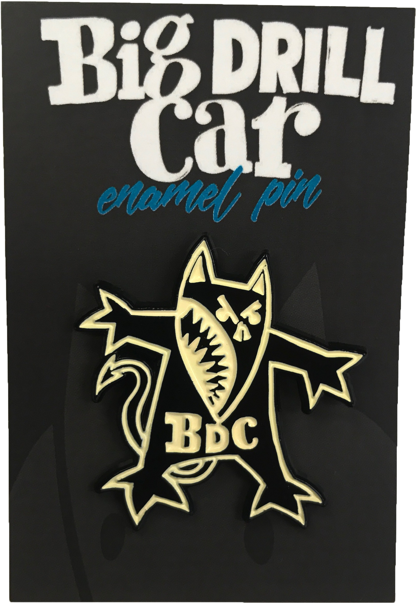 BIG DRILL CAR: "DOG" ENAMEL PIN