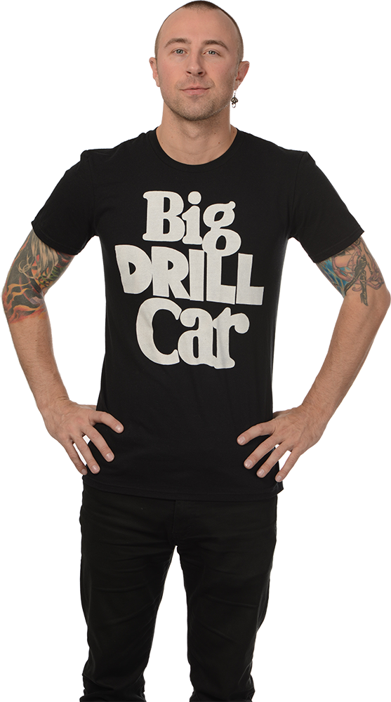 BIG DRILL CAR: "LOGO & DOG" T-SHIRT