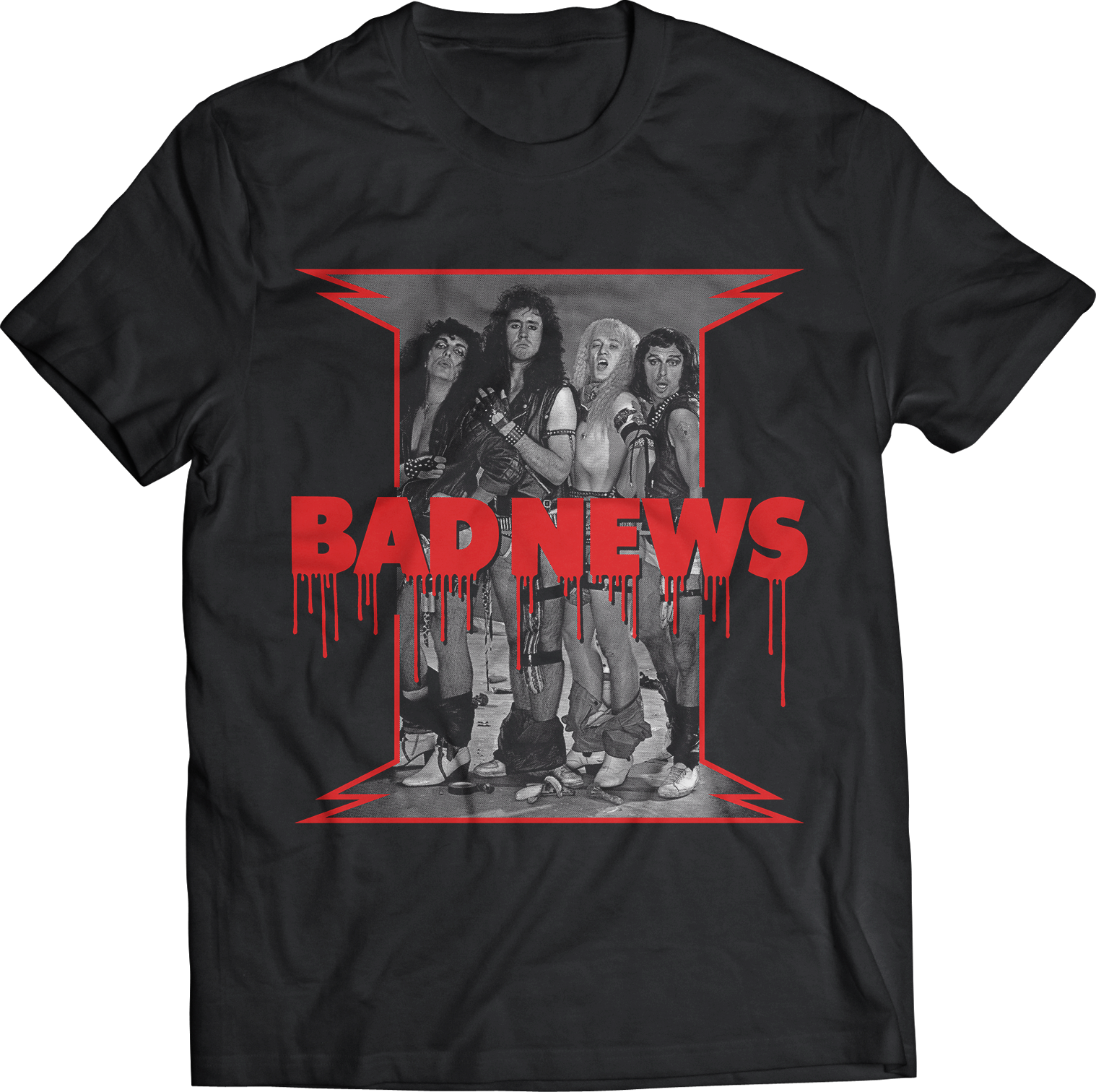 BAD NEWS: "BAND PHOTO" T-SHIRT