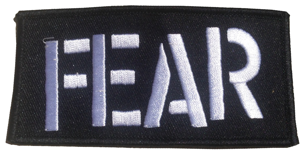 FEAR 'LOGO' EMBROIDERED PATCH