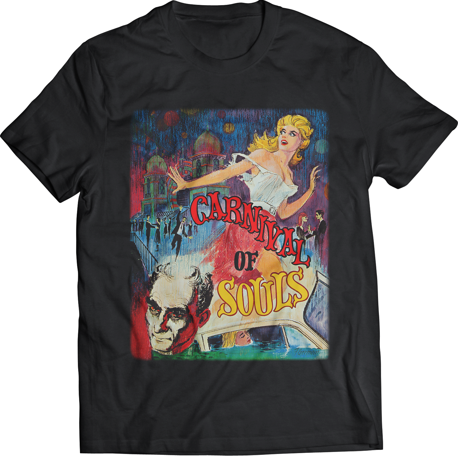 ATOM AGE: "CARNIVAL OF SOULS" POSTER T-SHIRT