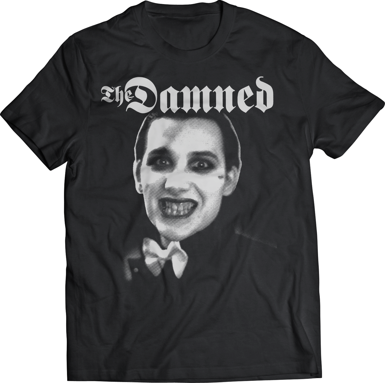 DAMNED: "VANIAN FACE"  LIMITED EDITION GLOW IN THE DARK T-SHIRT