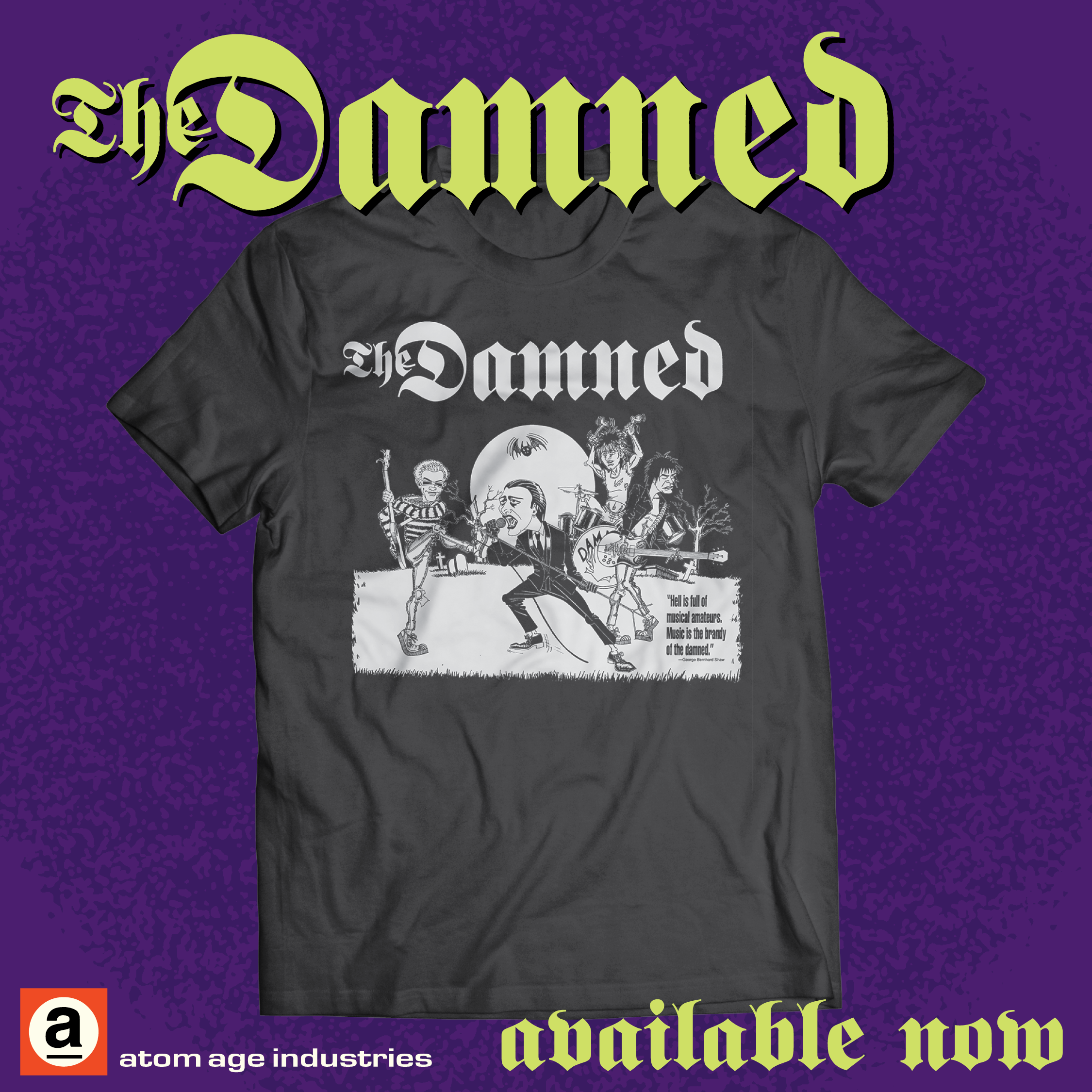 DAMNED: "CARTOON" T-SHIRT