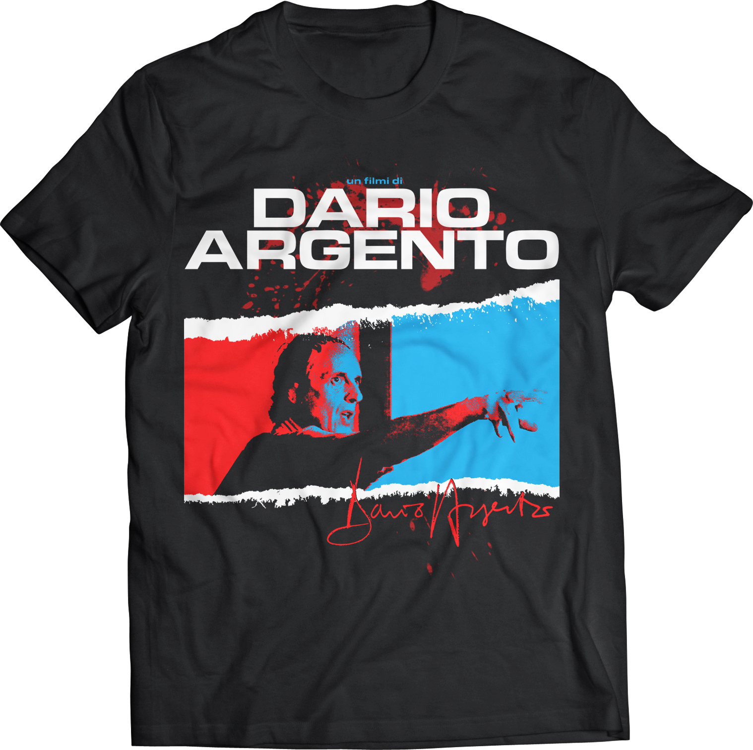 DARIO ARGENTO: "DARIO TORN" SHORT SLEEVE T-SHIRT