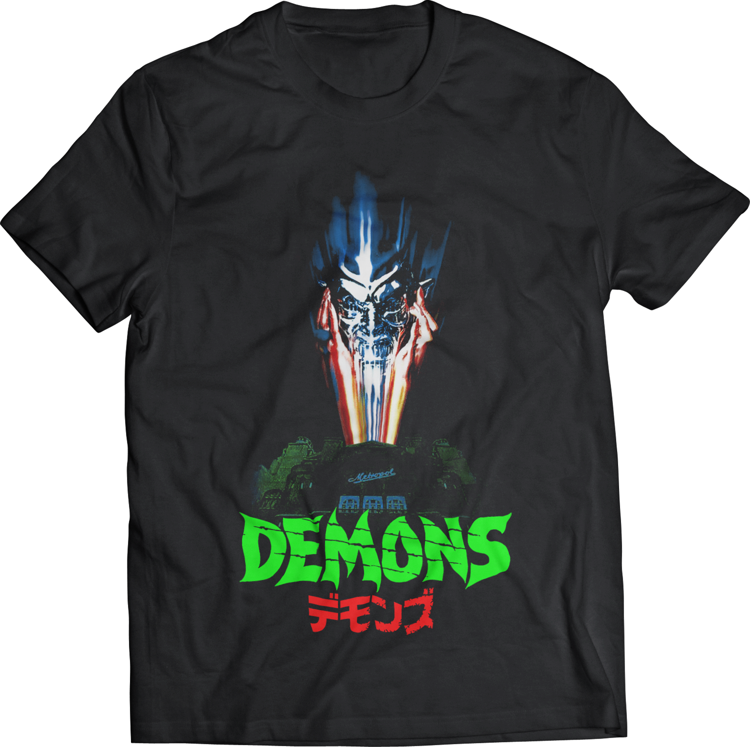LAMBERTO BAVA'S "DEMONS" JAPANESE POSTER T-SHIRT
