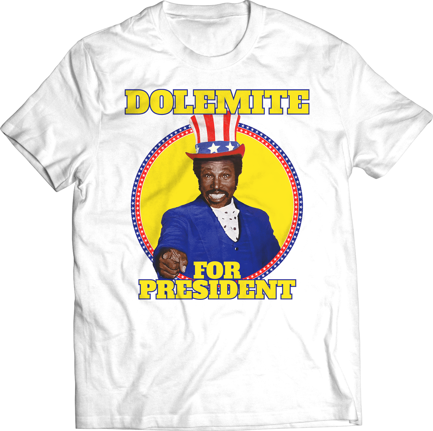 RUDY RAY MOORE DOLEMITE "DOLEMITE FOR PRESIDENT" T-SHIRT