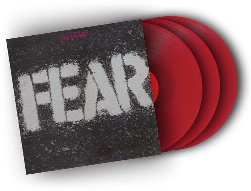 FEAR:  "FEAR THE RECORD" LIMITED EDITION RED VINYL 3LP SET ***PREORDER- ORDERS CLOSED***