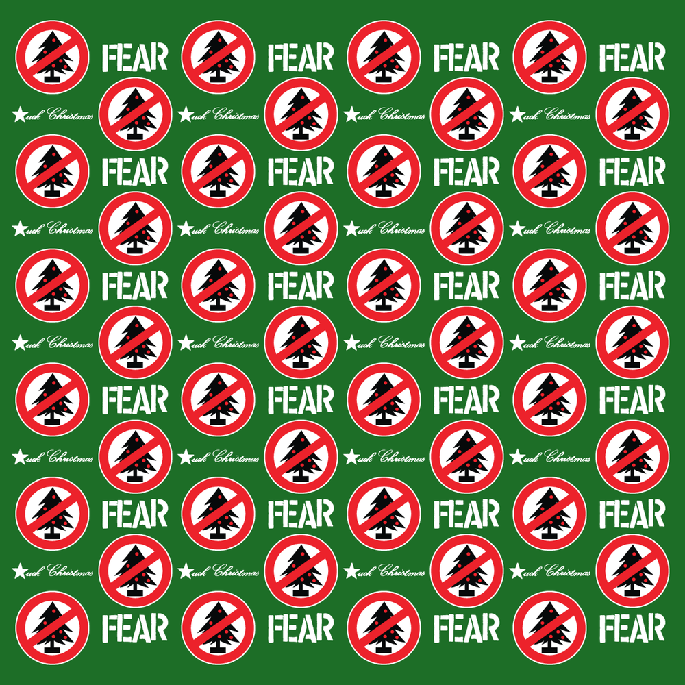 FEAR: "F--K CHRISTMAS" WRAPPING PAPER