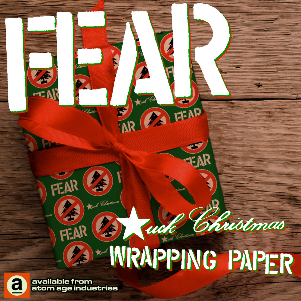 FEAR: "F--K CHRISTMAS" WRAPPING PAPER