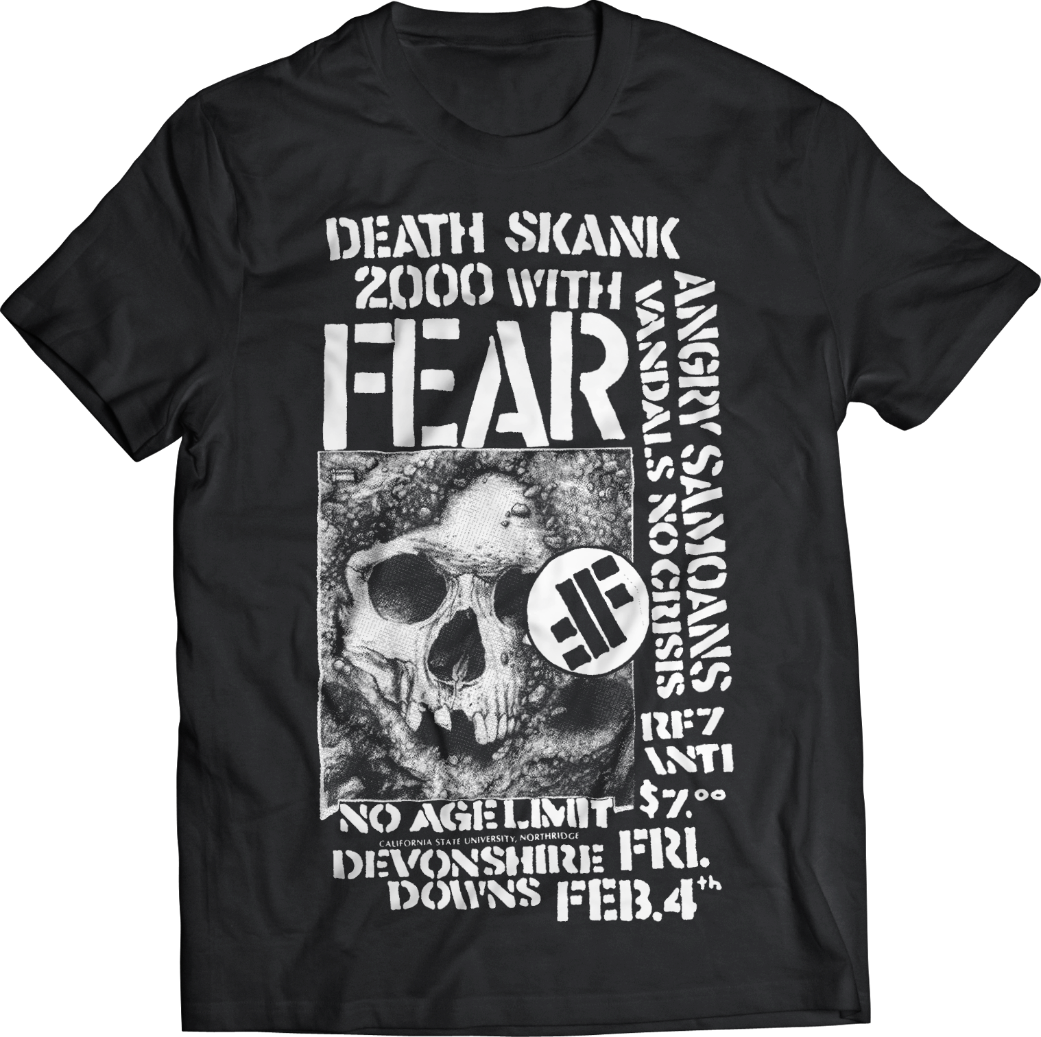 FEAR "DEATH SKANK 2000" T-SHIRT