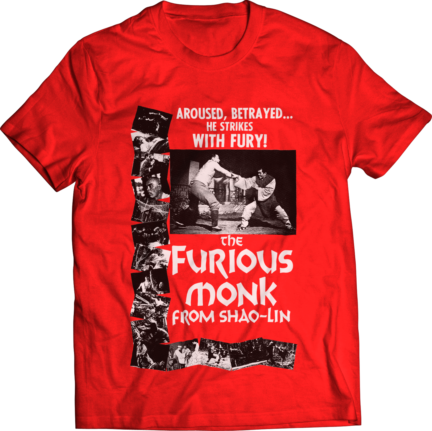 ATOM AGE "THE FURIOUS MONK FROM SHAO-LIN" T-SHIRT