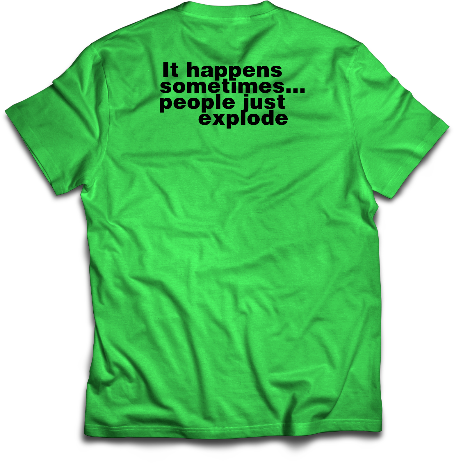 REPO MAN: "LOGO" GREEN T-SHIRT
