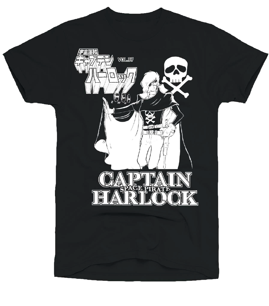 LEIJI MATSUMOTO'S CAPTAIN HARLOCK MANGA "VOL 37" T-SHIRT