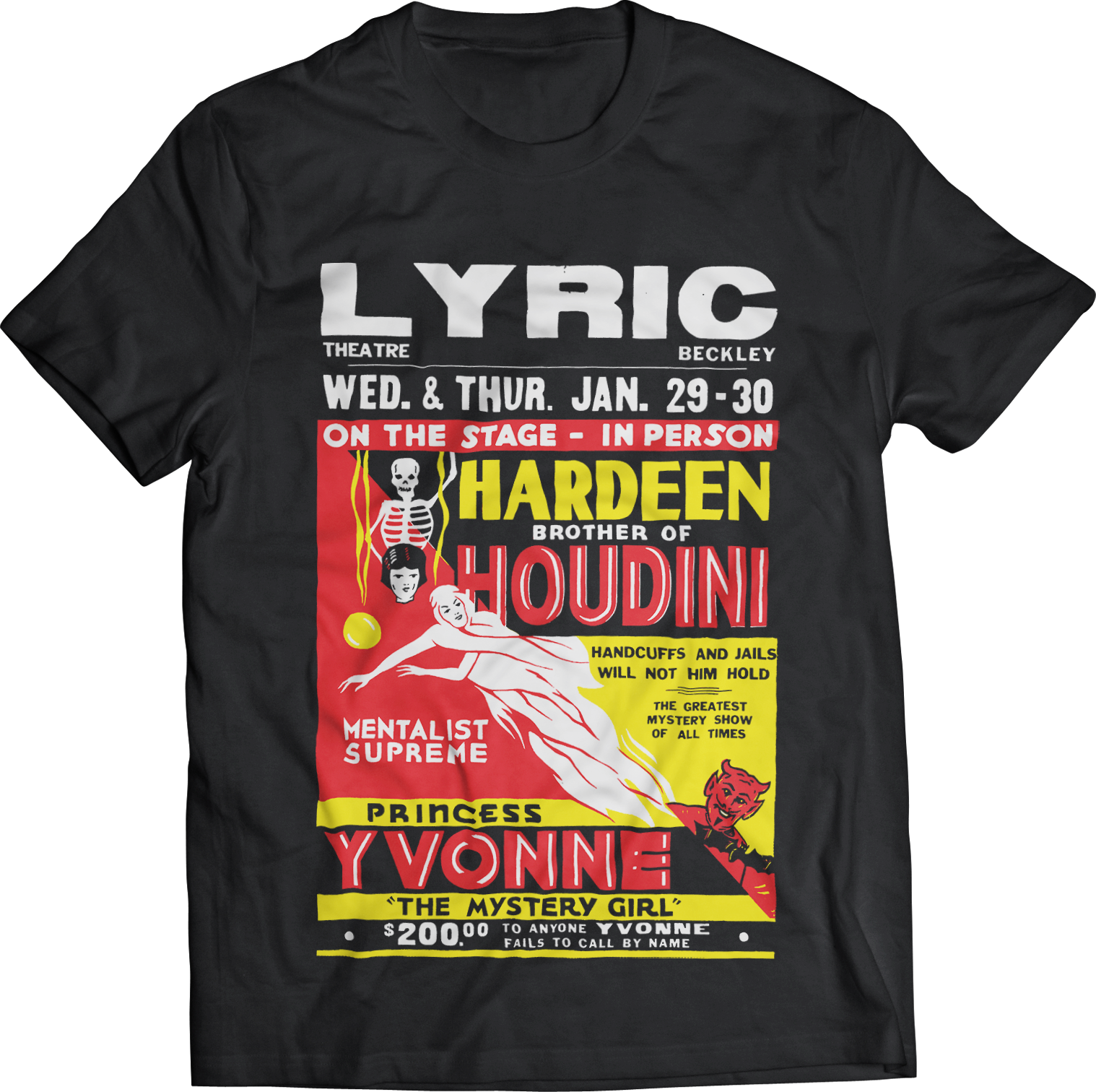 ATOM AGE "HARDEEN BROTHER OF HOUDINI" T-SHIRT