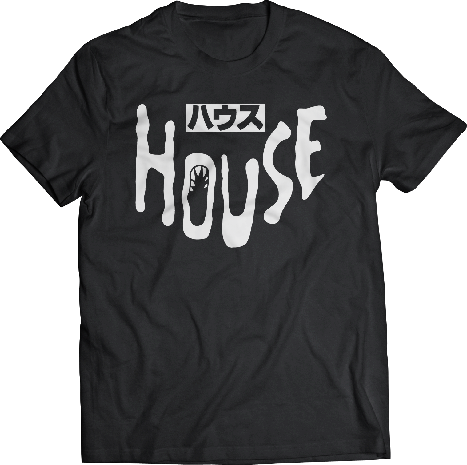 HOUSE (HAUSU) LOGO BLACK T-SHIRT