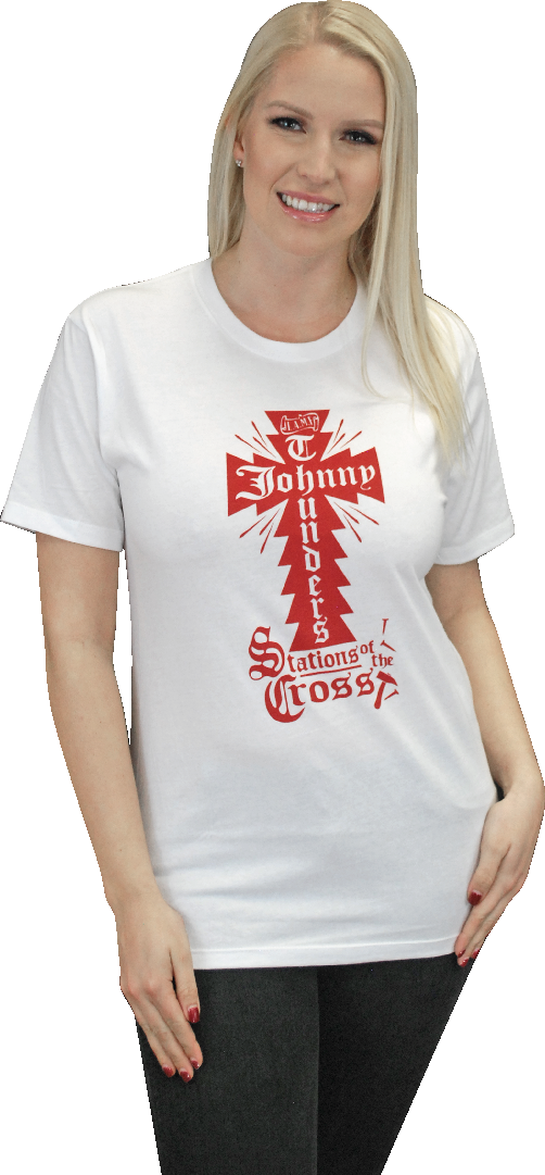 JOHNNY THUNDERS "STATIONS OF THE CROSS" T-SHIRT