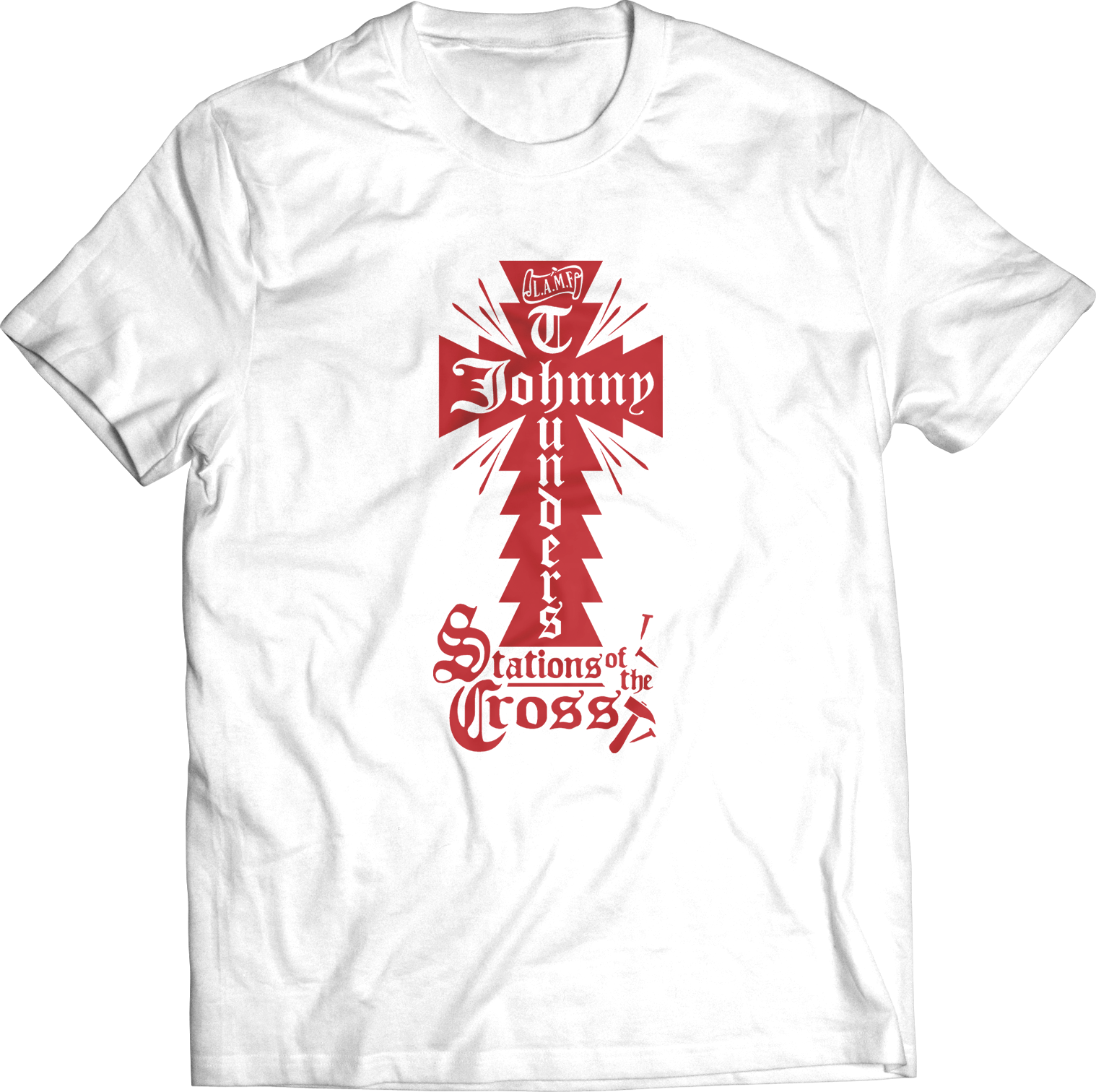 JOHNNY THUNDERS "STATIONS OF THE CROSS" T-SHIRT