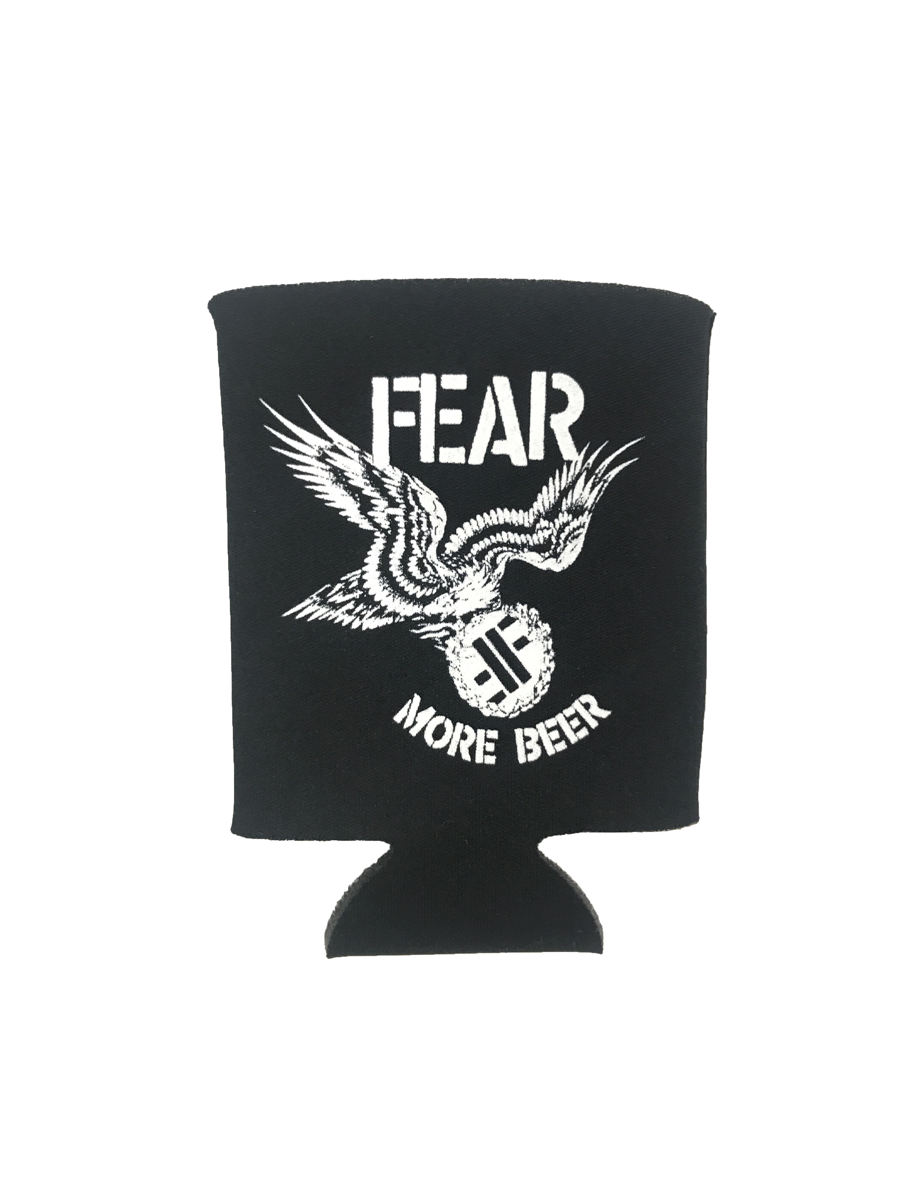 FEAR "MORE BEER EAGLE LOGO" CAN AND BOTTLE INSULATOR