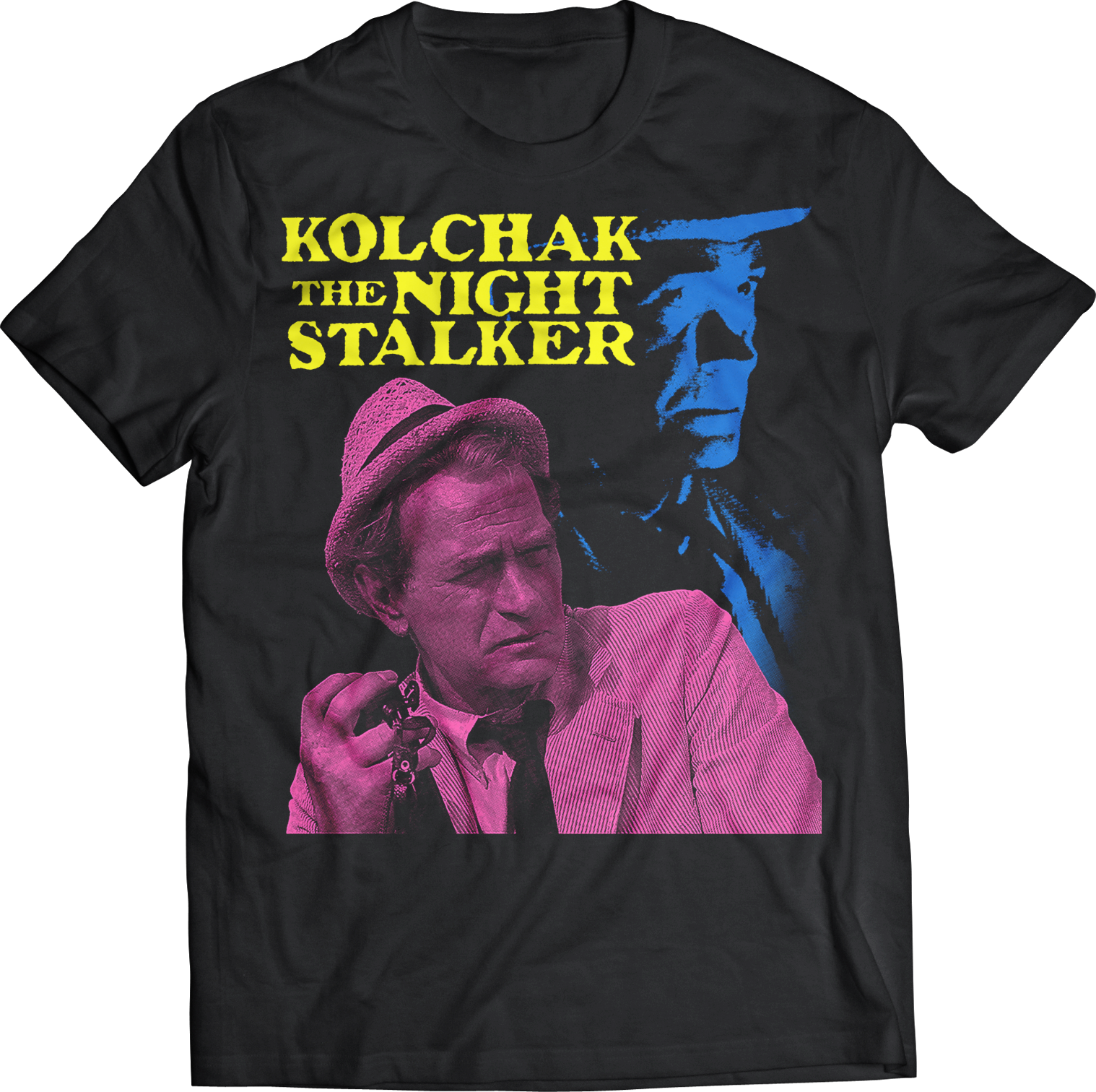 KOLCHAK: THE NIGHT STALKER:  "DOUBLE EXPOSURE" T-SHIRT