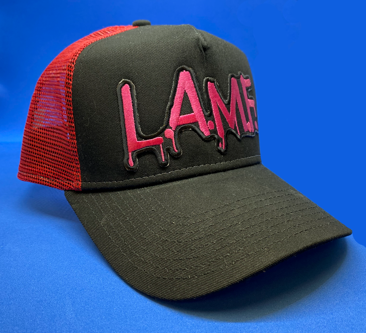 JOHNNY THUNDERS: "L.A.M.F." EMBROIDERED MESH BACK BALLCAP