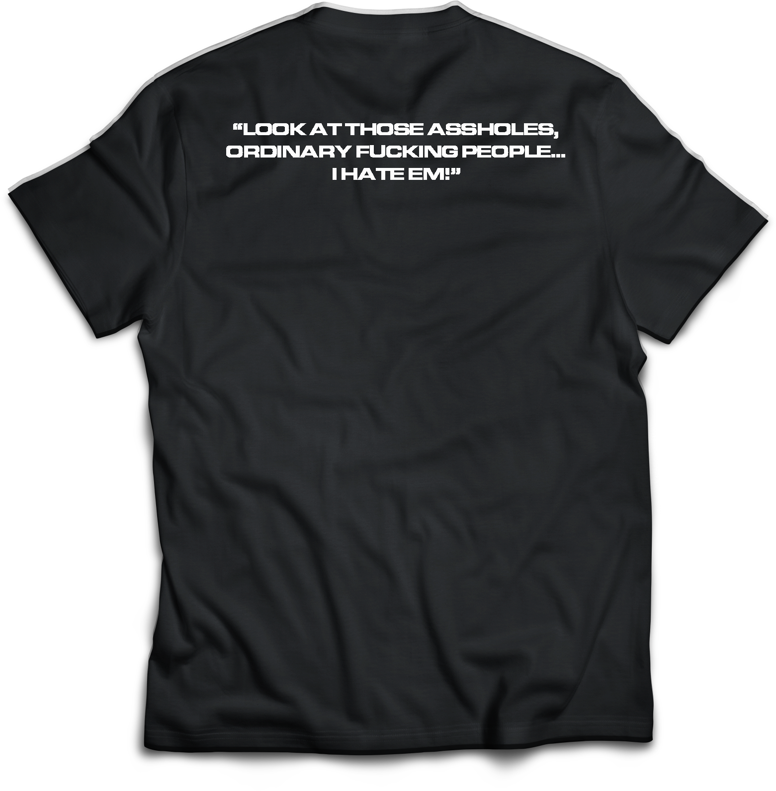 REPO MAN: "LOGO" BLACK T-SHIRT