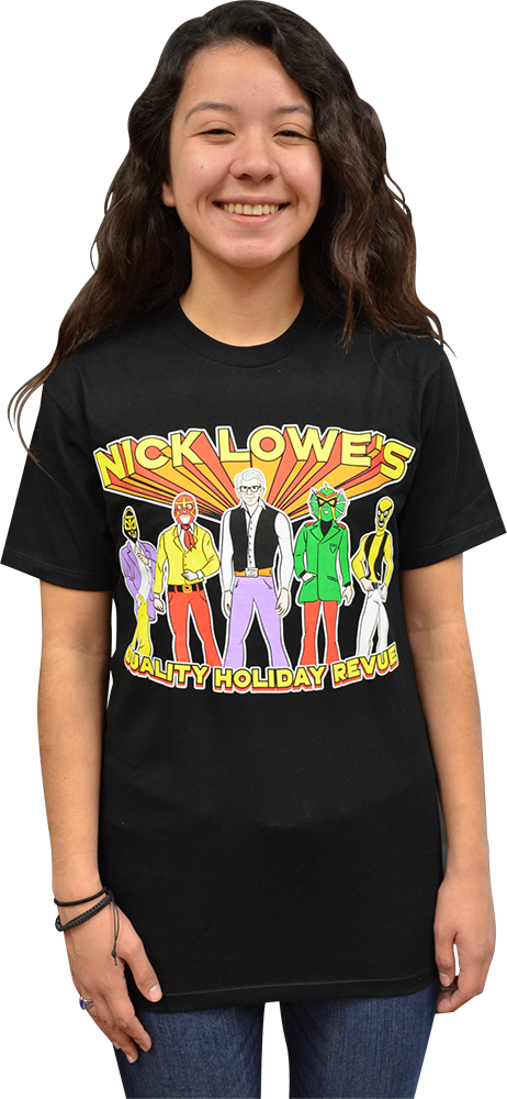 NICK LOWE'S "QUALITY HOLIDAY REVUE" T-SHIRT