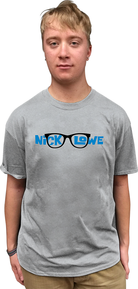 NICK LOWE "GLASSES" T-SHIRT