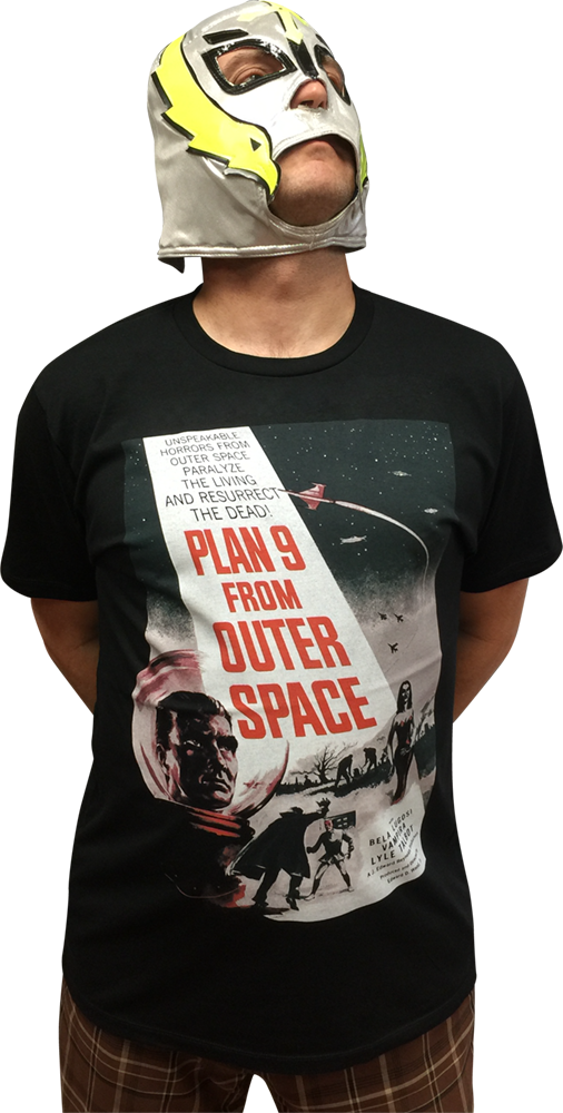 ATOM AGE: "PLAN 9 FROM OUTER SPACE" POSTER T-SHIRT