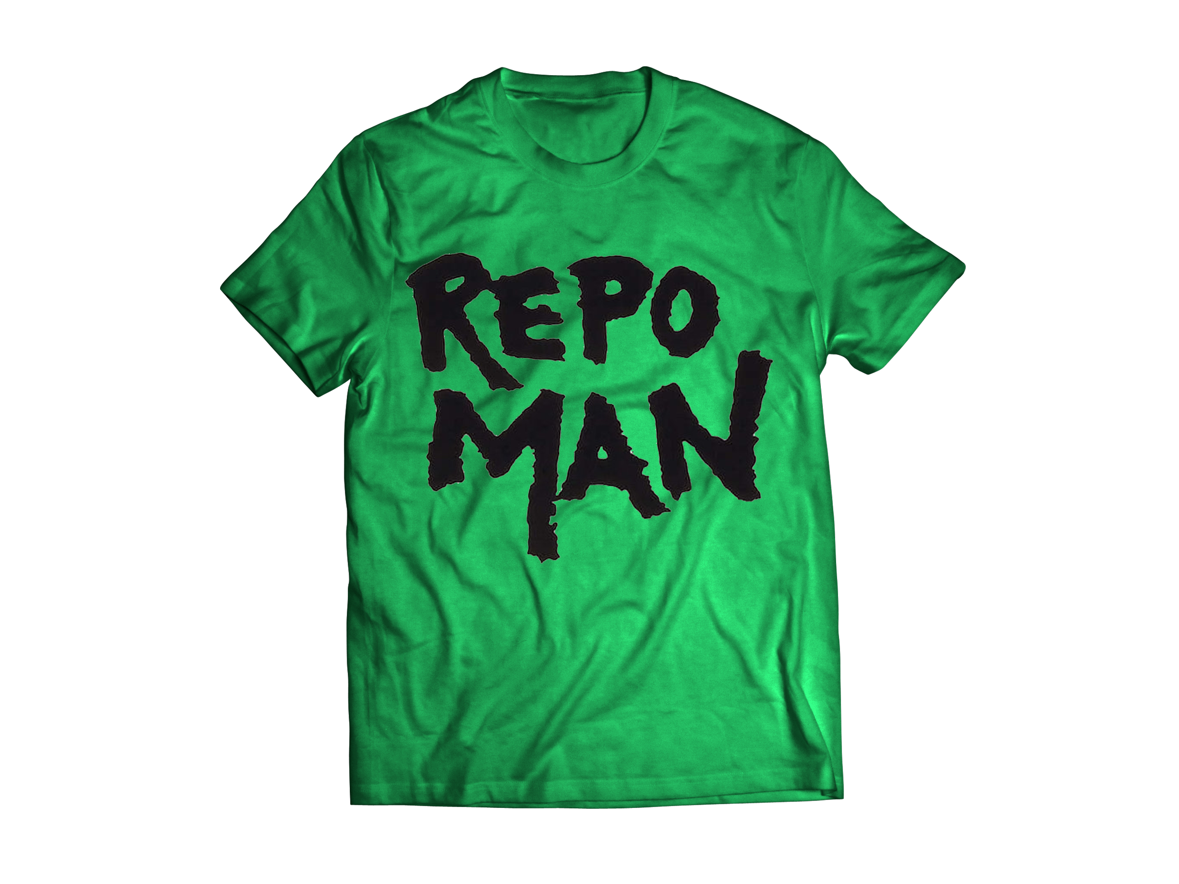 REPO MAN: "LOGO" GREEN T-SHIRT
