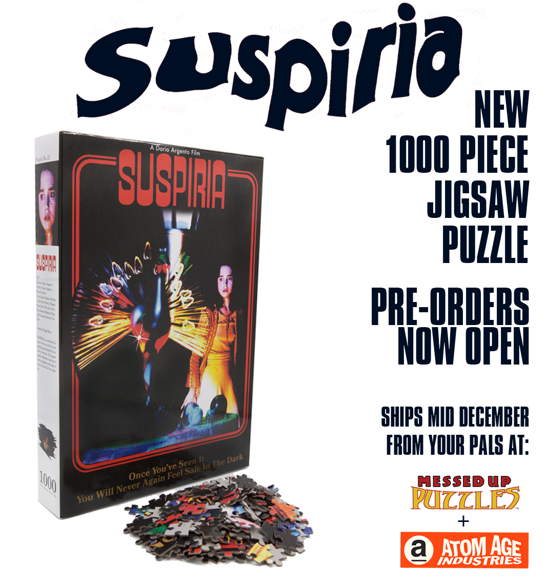 DARIO ARGENTO "SUSPIRIA" X MESSED UP PUZZLES JIGSAW PUZZLE