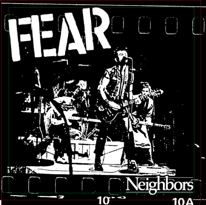 FEAR "NEIGHBORS" LIMITED EDITION SPLATTER VINYL (ATOM AGE EXCLUSIVE) 7" SINGLE