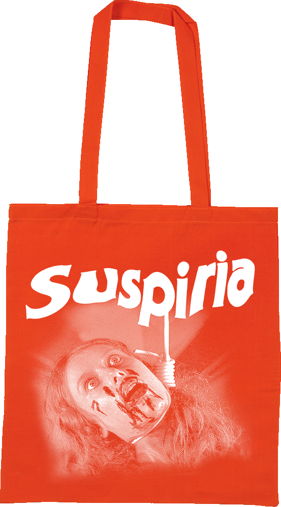 DARIO ARGENTO'S "SUSPIRIA" PAT HANGING ORANGE TOTE BAG