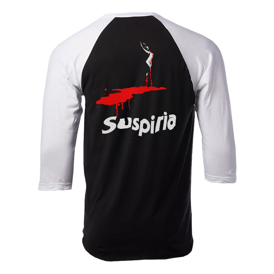 DARIO ARGENTO "SUSPIRIA" WHITE SLEEVED RAGLAN