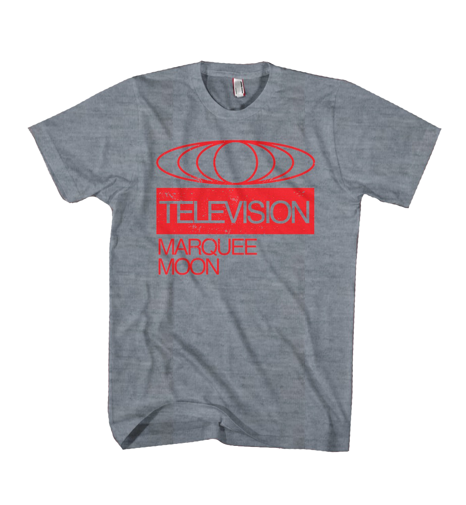 TELEVISION - "MARQUEE MOON" HEATHER GRAY T-SHIRT