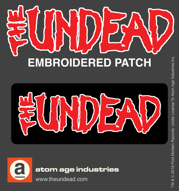 THE UNDEAD LOGO EMBROIDERED PATCH