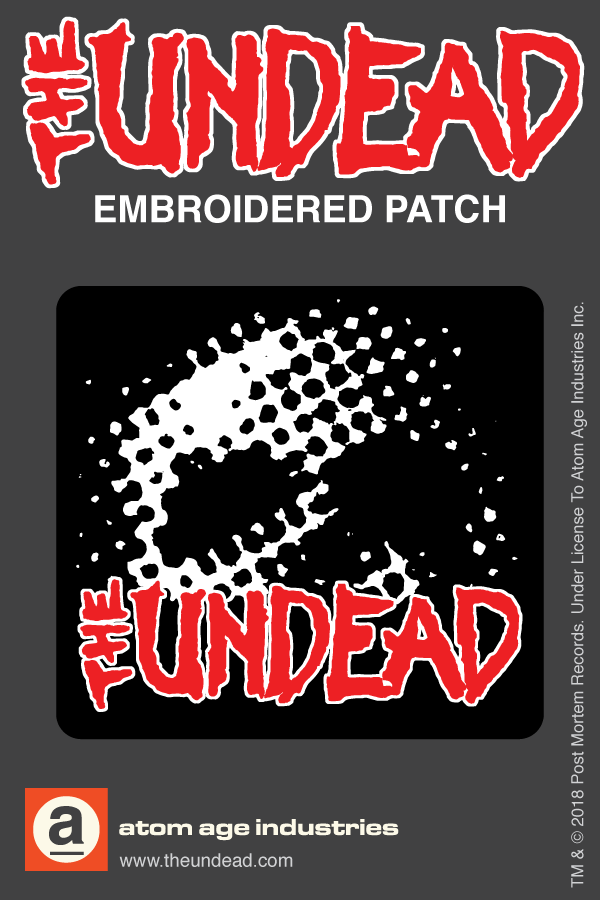 THE UNDEAD "DAWN OF THE UNDEAD" EMBROIDERED PATCH