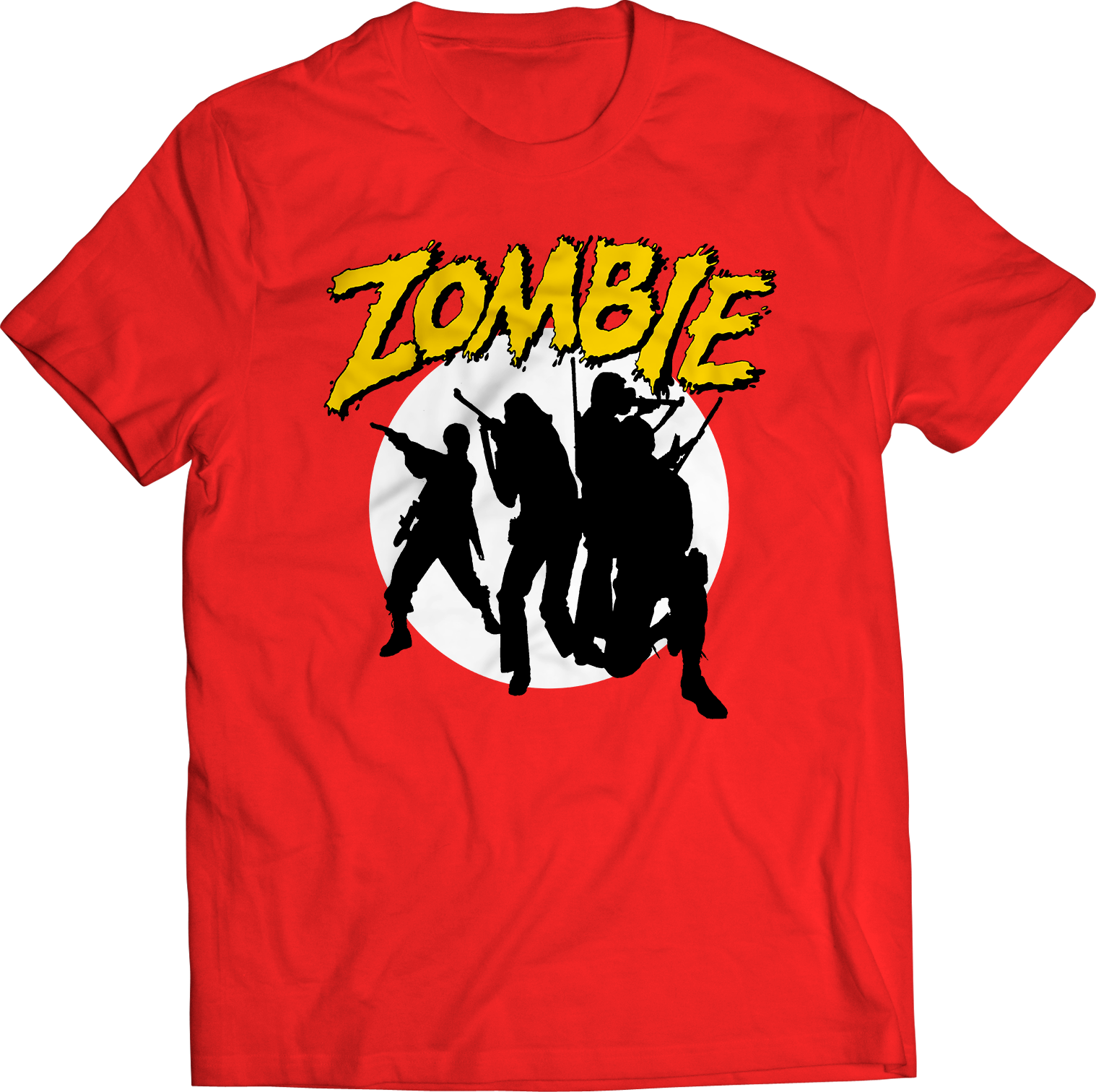 DARIO ARGENTO "ZOMBIE: DAWN OF THE DEAD" SHILOUETTE RED T-SHIRT
