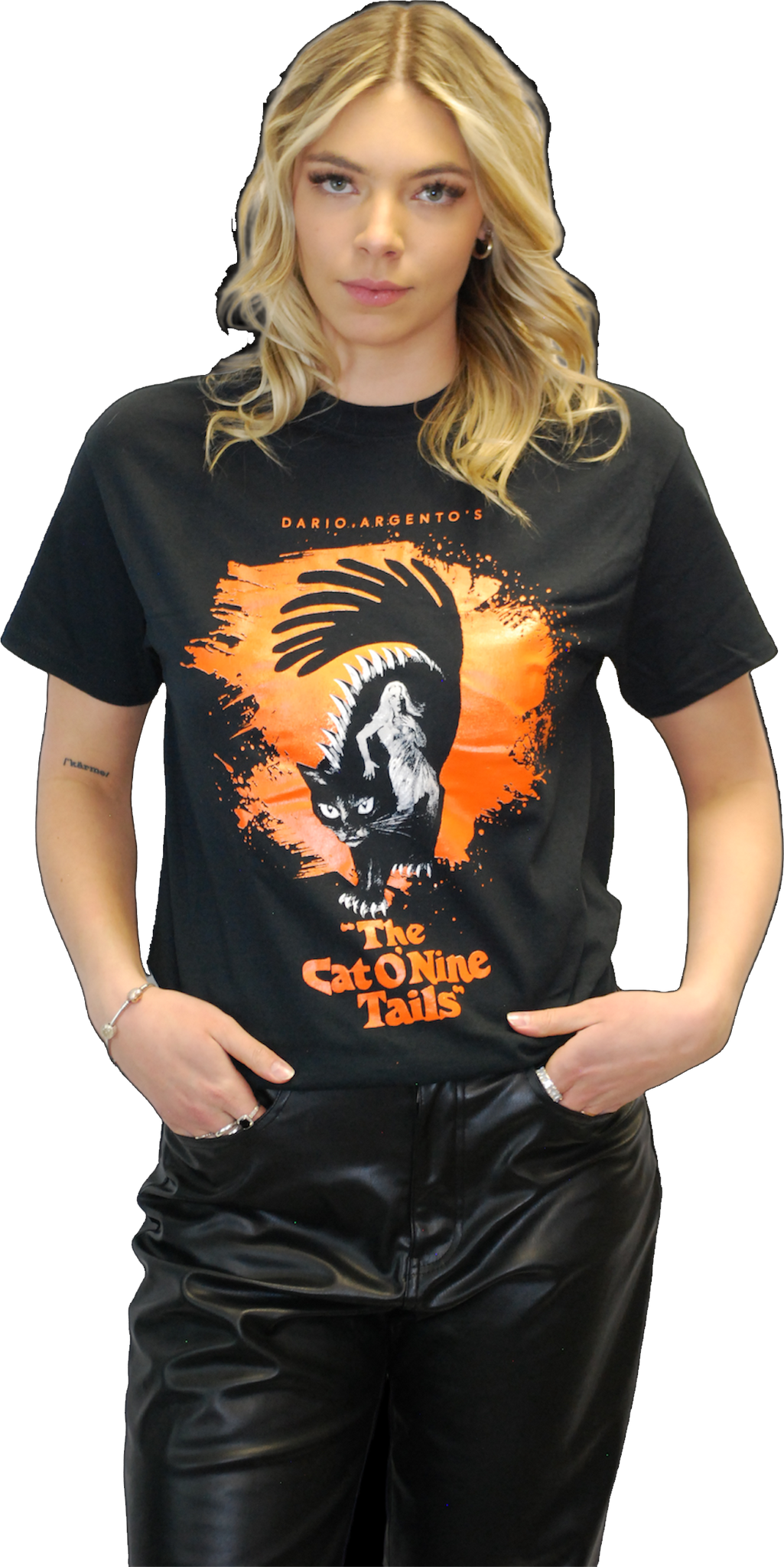 DARIO ARGENTO “CAT O' NINE TAILS” LIMITED EDITION ARROW VIDEO 4K COVER T-SHIRT