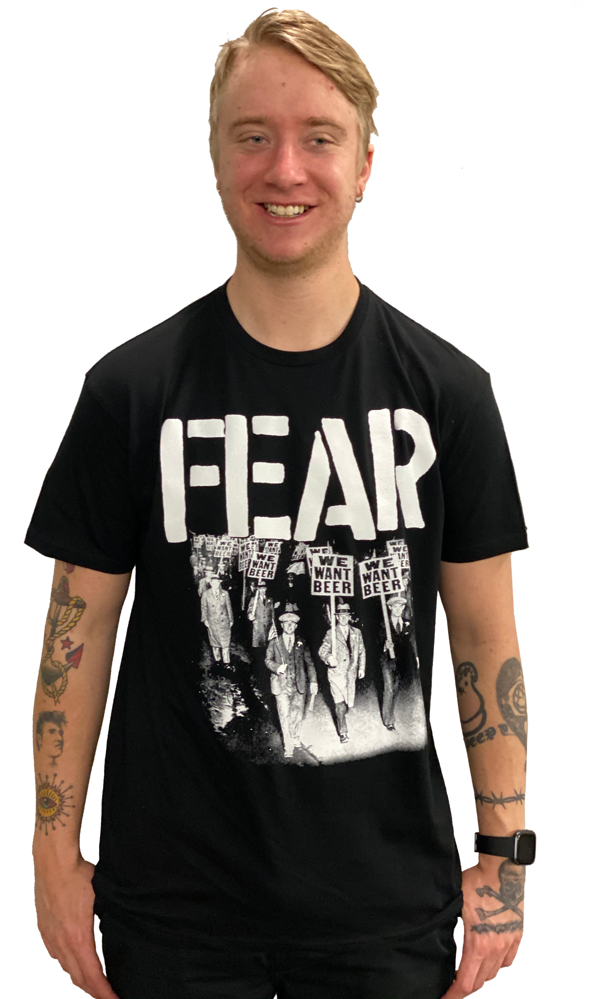 FEAR "WE WANT BEER" T-SHIRT