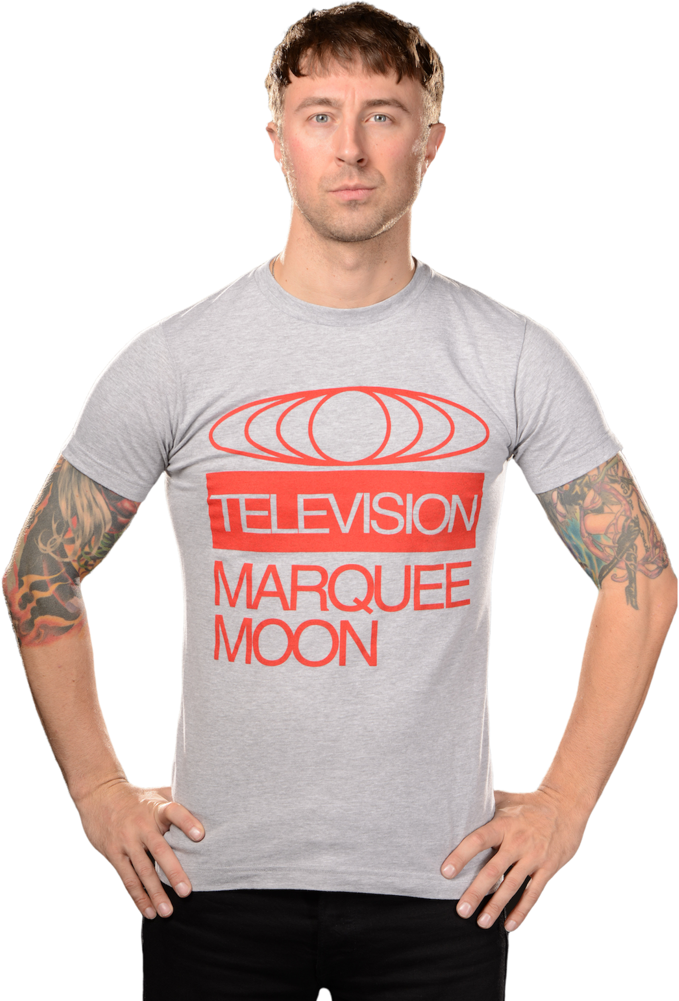 TELEVISION - "MARQUEE MOON" HEATHER GRAY T-SHIRT