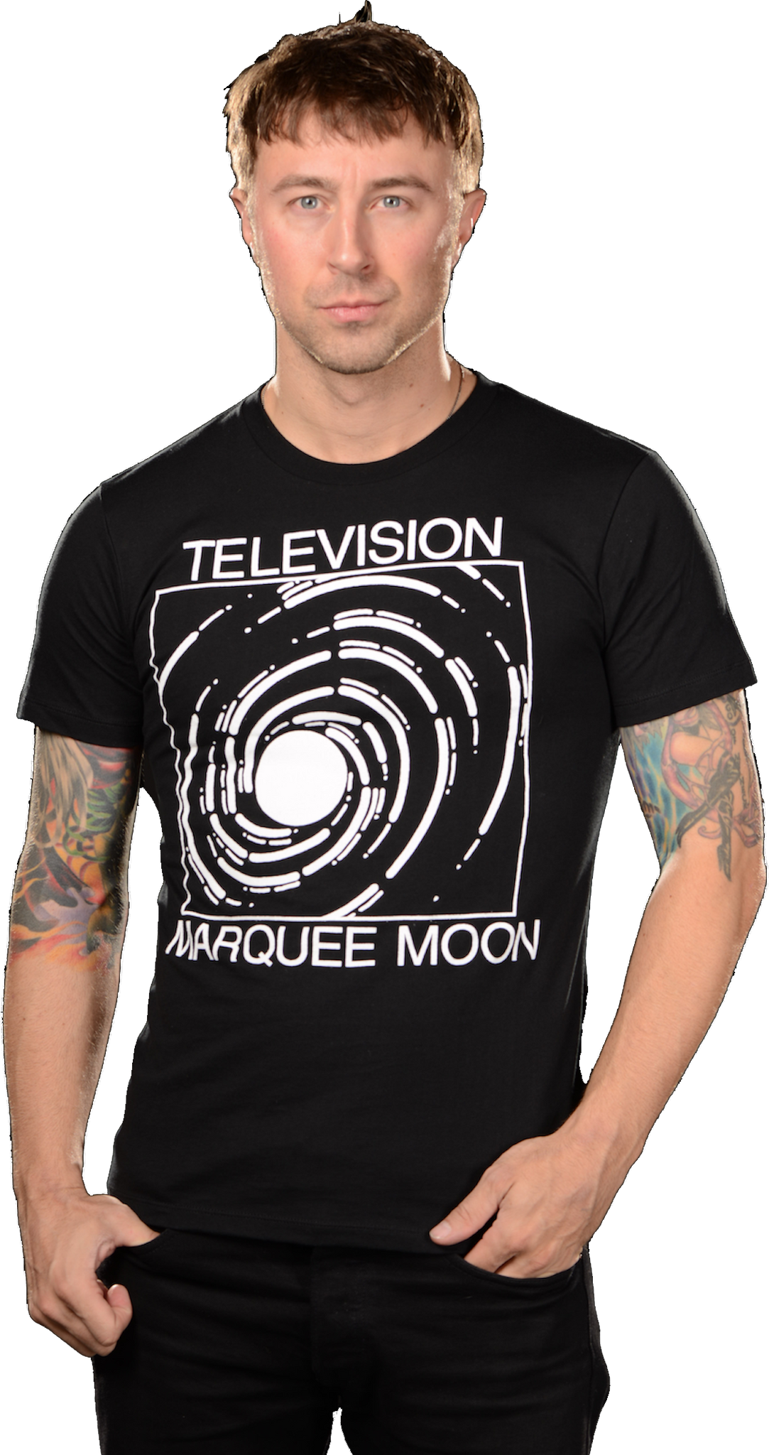 TELEVISION - "MARQUEE MOON" BLACK T-SHIRT