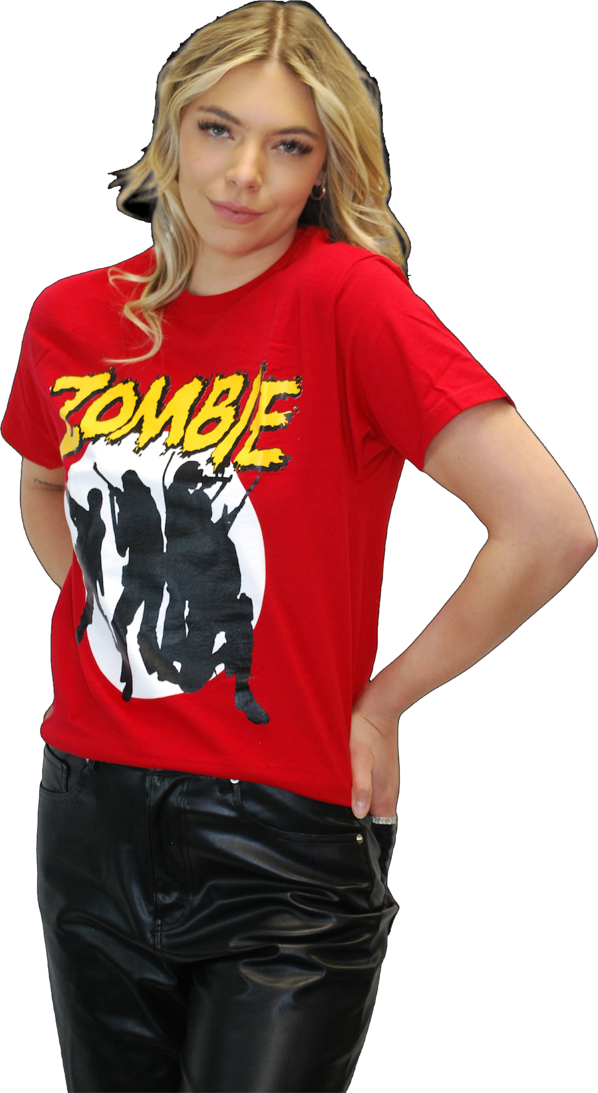 DARIO ARGENTO "ZOMBIE: DAWN OF THE DEAD" SHILOUETTE RED T-SHIRT